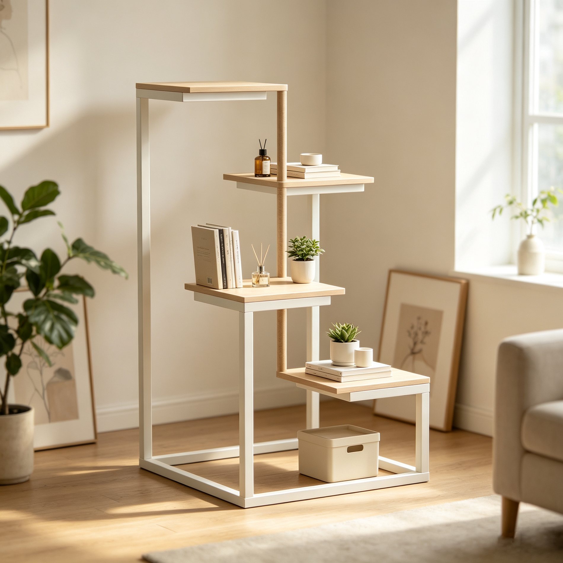 日式原木风客厅　Japanese minimal wood interior